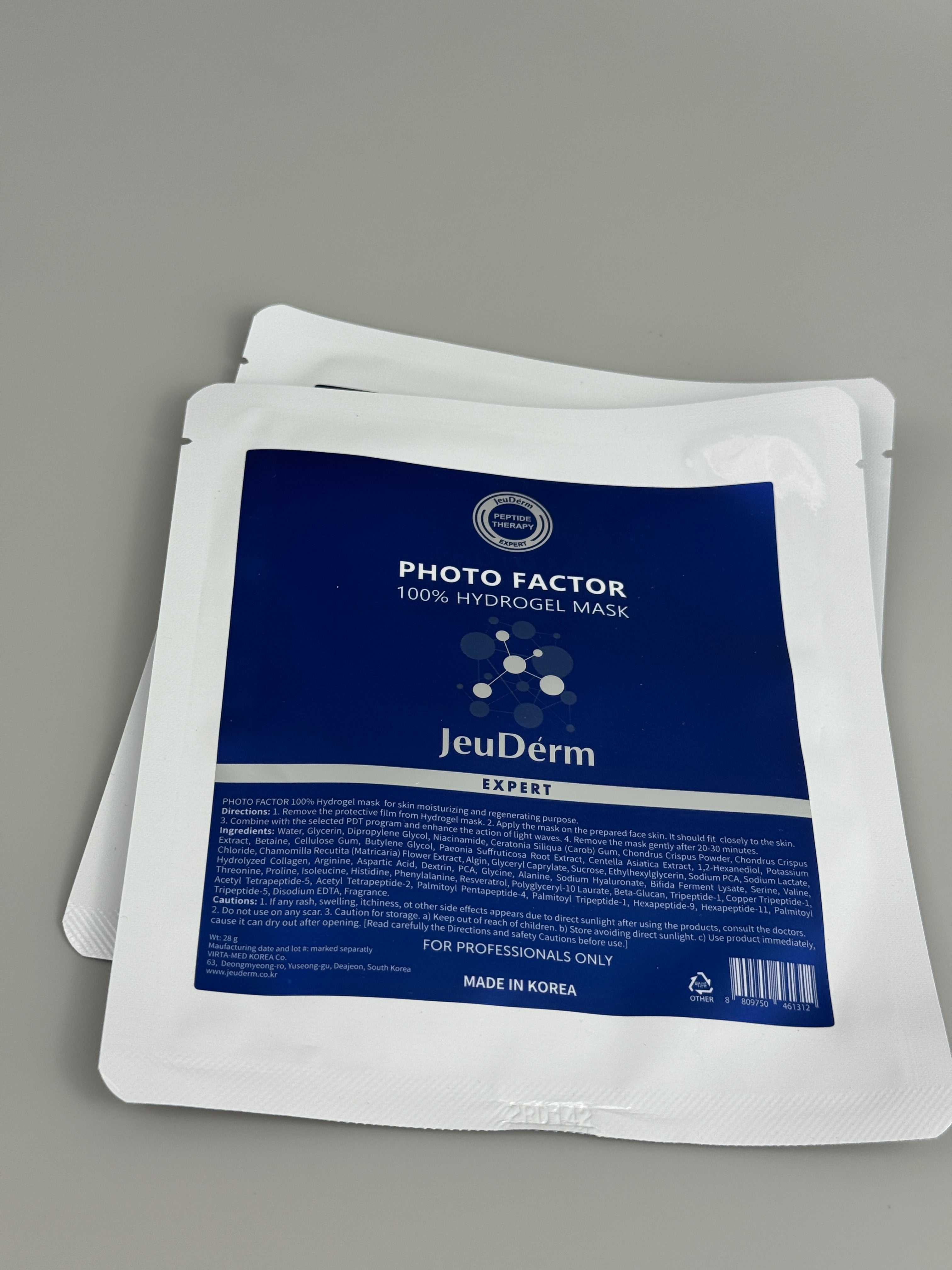 PHOTO FACTOR Hydrogel-Maske