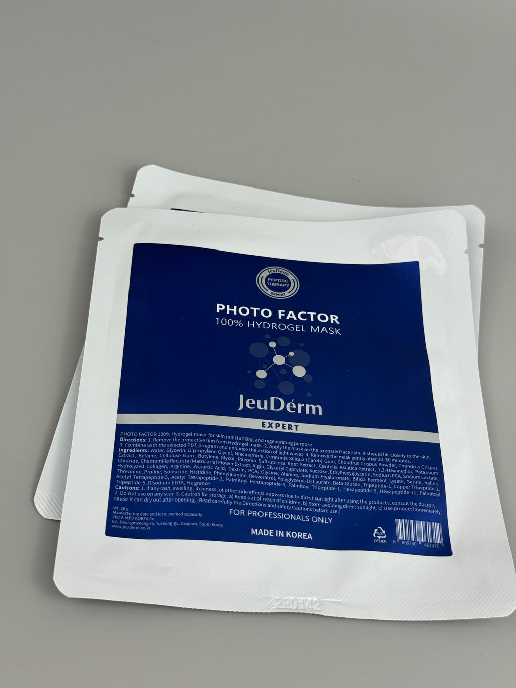 PHOTO FACTOR Hydrogel-Maske