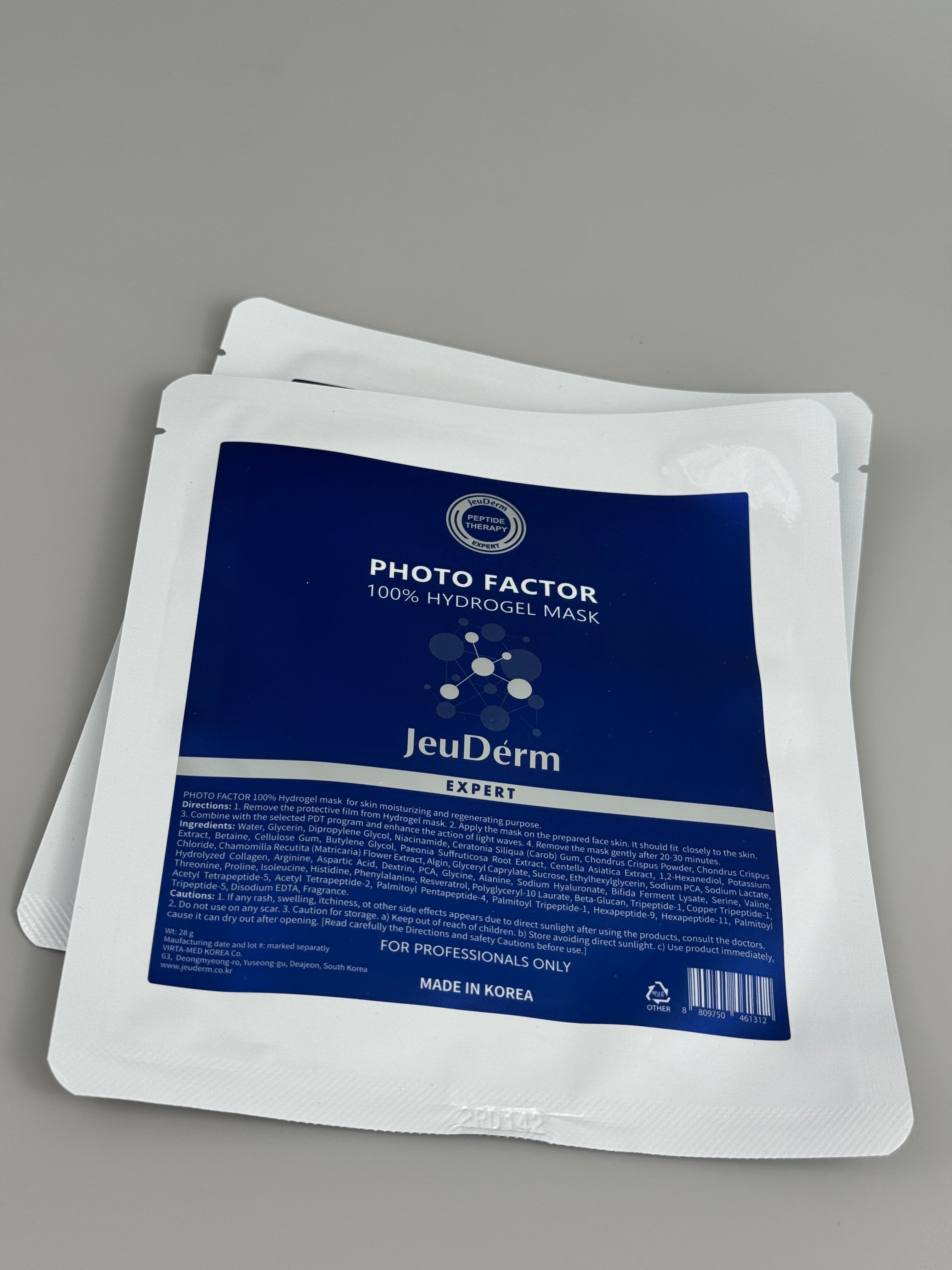 PHOTO FACTOR Hydrogel-Maske