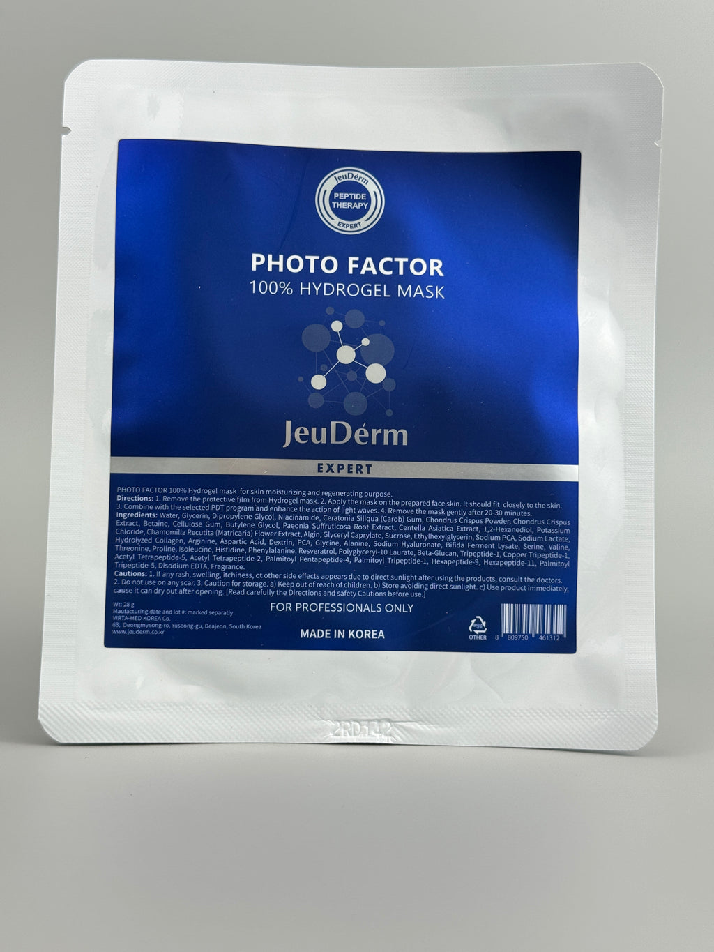 PHOTO FACTOR Hydrogel-Maske