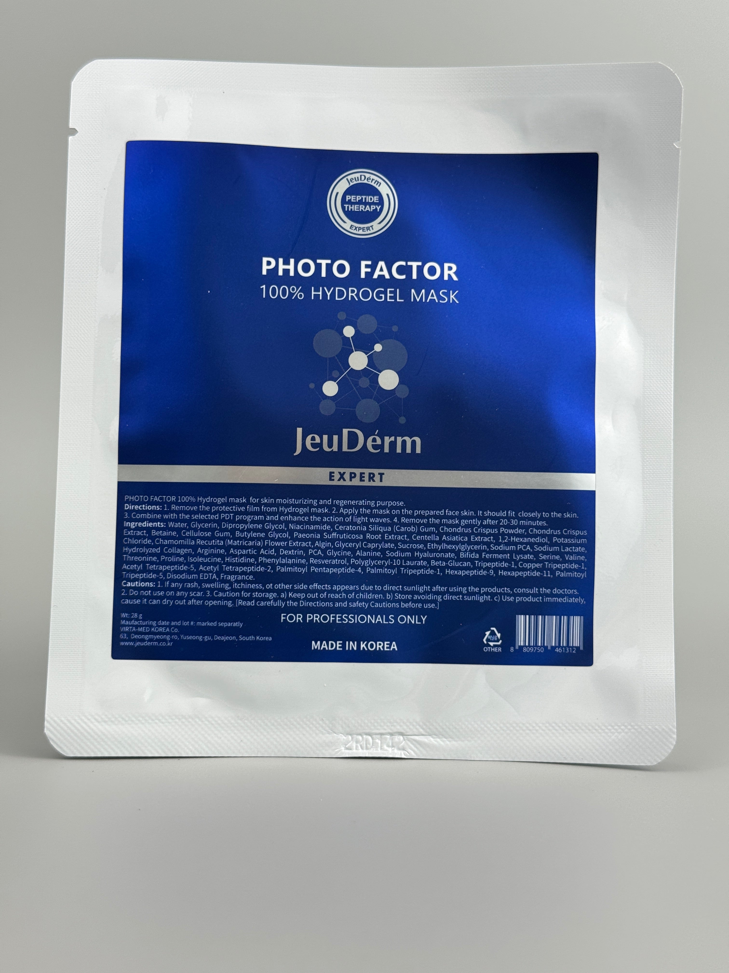 PHOTO FACTOR Hydrogel-Maske