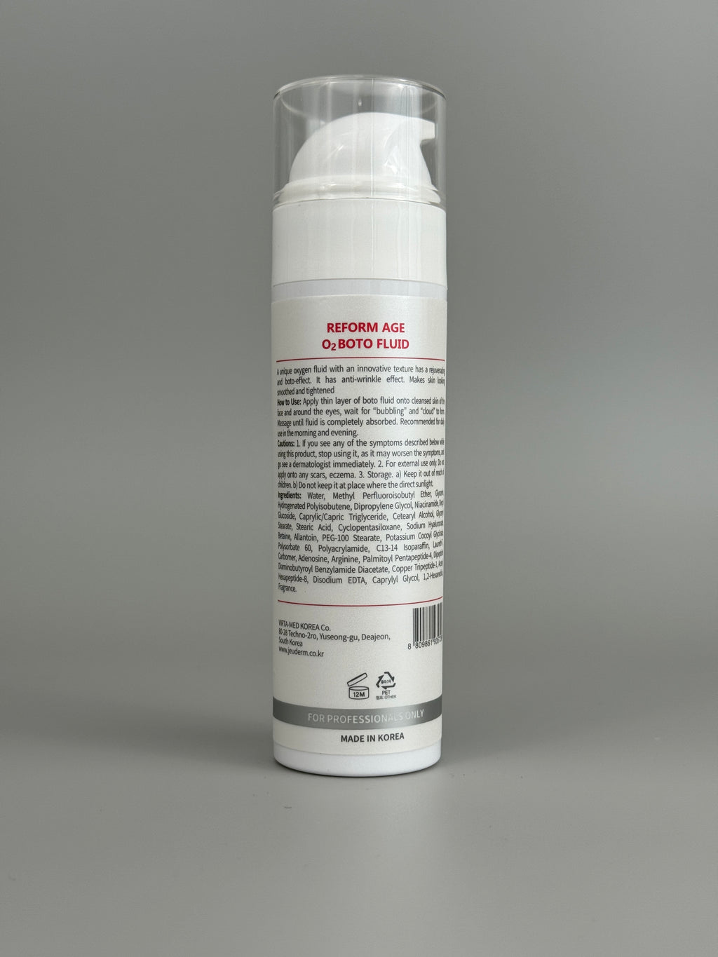 REFORM AGE O2 BOTO FLUID 110ml (bubble effect)